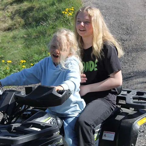 Tett, grønn furuskog i dal omgitt av tåke som slynger seg mellom åsene.